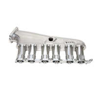 Collecteur d'admission KYOSTAR Billet CNC 2JZ-GTE avec rail de carburant 90 mm, corps de papillon 90 mm, injecteurs 14 mm