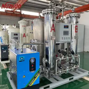 NUZHUO Uso Industrial Totalmente Automático PLC Control PSA Generador de Gas Nitrógeno