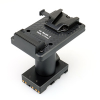 Accessoire d'éclairage pour moniteur, batterie factice en plastique ABS avec embout en V pour caméras U306090/FS7/5 EX280/EX260 Z280/Z190/NX1