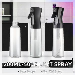 OEM Continuous Spray <b>Bottle</b> PET Plastic High Pressure Ultra-fine <b>Mist</b> Trigger Sprayer Hair Salon Kitchen Cooking Gardening 200ml - Product Image 2