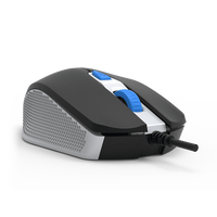 Souris optique 6D filaire AIKUN Office Home avec commutateur DPI 800/1200/1600, câble USB, roue en caoutchouc, Plug and Play
