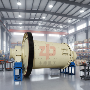 मोटर असर गियरबॉक्स के साथ थोक मिनी बॉल मिल 900*1800 आयाम उच्च क्षमता वाली गीला पत्थर पीसने के लिए - Product Image 2