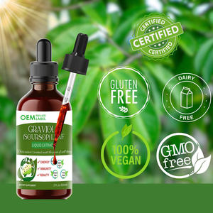 قطرات أوراق <span class=keywords><strong>Graviola</strong></span> العضوية استخراج قشطة شائكة أوراق Guanabana زيت سائل لتخفيف الهضم المناعي الجهاز التنفسي - Product Image 4