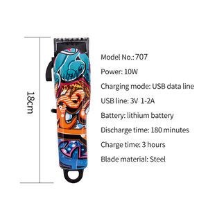 Cortadora <span class=keywords><strong>de</strong></span> <span class=keywords><strong>Pelo</strong></span> Eléctrica Inalámbrica USB con Logotipo Personalizado, Cortadora <span class=keywords><strong>de</strong></span> <span class=keywords><strong>Pelo</strong></span> Profesional para el Hogar - Product Image 6