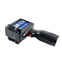 Wiseprint - Impresora de Codificación Portátil Inteligente de 12,7 mm (Media Pulgada) para Cartón, Impresora de Inyección de Tinta UV con Cartucho de Tinta de Secado Rápido