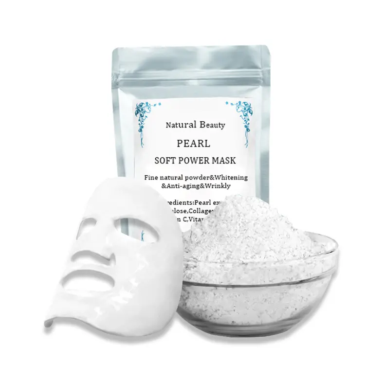 Korean Cosmetics Pearl Nourish and Brighten Skin peel off modeling Mask Powder