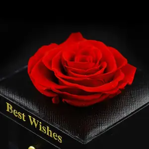 Fonte de fábrica china fábrica preço nova caixa de presente profunda em amor preservado rosas