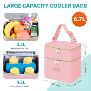 ODM/OEM Personalized Waterproof Best Seller Multi-Compartment Breastfeeding Cooler/Insulated Bags - Product Image 2