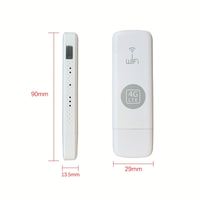 Router Externo Inalámbrico DNXT 4G LTE U6-EW 150Mbps WiFi de Bolsillo para Laptop - En Stock