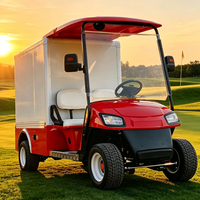 Carrito de Golf Eléctrico Plegable con Caja de Carga, Fabricado en China, para Almacén y Uso General
