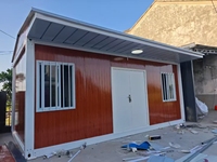 Maison de conteneur en acier contemporaine à cadre en A 20 pieds 40 pieds