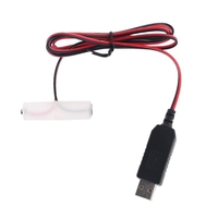 Edifier — câble d'alimentation USB Type C, avec éliminateur de batterie AA, pour lumière LED de noël, LR6