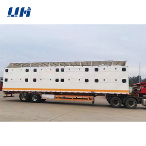 Marque YIHAI 2 essieux 20 /30 bétail et moutons transport d'animaux semi-remorque piquet clôture semi-remorque - Product Image 3