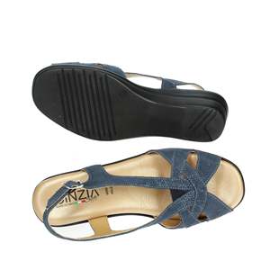 Sandalias de Plataforma Cinzia Soft Donna Azules Talla 37, Zapatos Cómodos para Mujer - Product Image 6