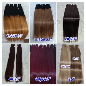 Letsfly 10A Cabello Virgen Natural 100% Humano en Paquetes de 100 Gramos, Extensiones de Cabello Brasileño Negro Azabache y Rubio, 12-32 Pulgadas, Venta al Por Mayor - Product Image 3