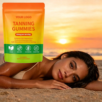 Gummies Autobronzantes au Collagène pour Adultes, à base d'Extraits Naturels de Plantes, Riches en Protéines, pour la Beauté et l'Éclat de la Peau