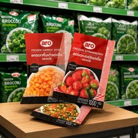 Packfortune op maat bedrukte plastic verzegelzakken met venster voor groente- en fruitverpakkingen voor het bewaren van verse voedingsmiddelen