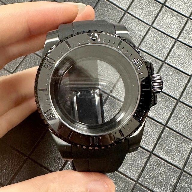 Luxury Water Resistant 3BAR Watch 41mm Fashionable Men Personalized Design Ceramic Case Silicone Sapphire Glass Pointer