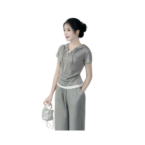 Ensemble de haute qualité pour femmes Vêtements durables pour femmes Échantillon gratuit doux au toucher Fabriqué au Vietnam Usine - Product Image 1