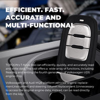 Programador de Llaves de Auto OBD2 TOPDON T-Ninja Box, Compatible con Múltiples Marcas de Autos