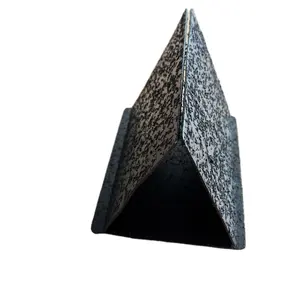 Film Liner geometris HDPE 0.2mm 0.3mm, 60mil plastik hitam, penghalang akar keras, membran HDPE Kolam renang
