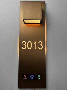 <span class=keywords><strong>2026</strong></span> Nieuwe RFQprint Lichtgevende Nummers Luxe Gebouw Kamer Wegwijzer Richtingsaanwijzer Deur Residentieel Appartement Nummerbord - Product Image 2