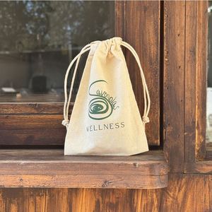 Oem Quality Biodegradable Organic Muslin Cotton <b>Canvas</b> Fabric Drawstring Dust Bag with Custom Logo for Photo <b>Frame</b> - Product Image 3