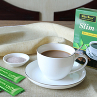 Wins Town - 18 Sobres de Té de Café Verde Herbal Adelgazante con Ganoderma