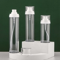 Emballage cosmétique personnalisé vide contenant de parfum en PET flacon pulvérisateur de brouillard en plastique transparent rechargeable flacon à pompe de poudre pour cheveux