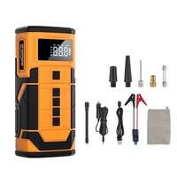 Arrancador de Coches de Alta Potencia de 14.8v y 8000mAh, Banco de Energía Portátil, Inflador de Neumáticos, Compresor de Aire