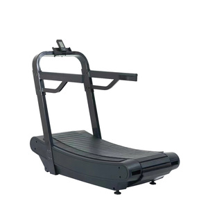 Nhà Máy Giá 2025 Mmd Tập Thể Dục Thương Mại Không-Cơ Động Cơ Cong Máy Chạy Bộ Sắt Của Nhãn Hiệu Màn Hình LCD Không Dây Nhịp Tim Cơ Khí - Product Image 2