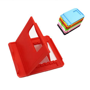 Soporte <span class=keywords><strong>de</strong></span> teléfono ABS portátil ajustable plegable soporte <span class=keywords><strong>de</strong></span> teléfono móvil perezoso para iPhone para Samsung impermeable utilizable para escritorio al aire libre - Product Image 1