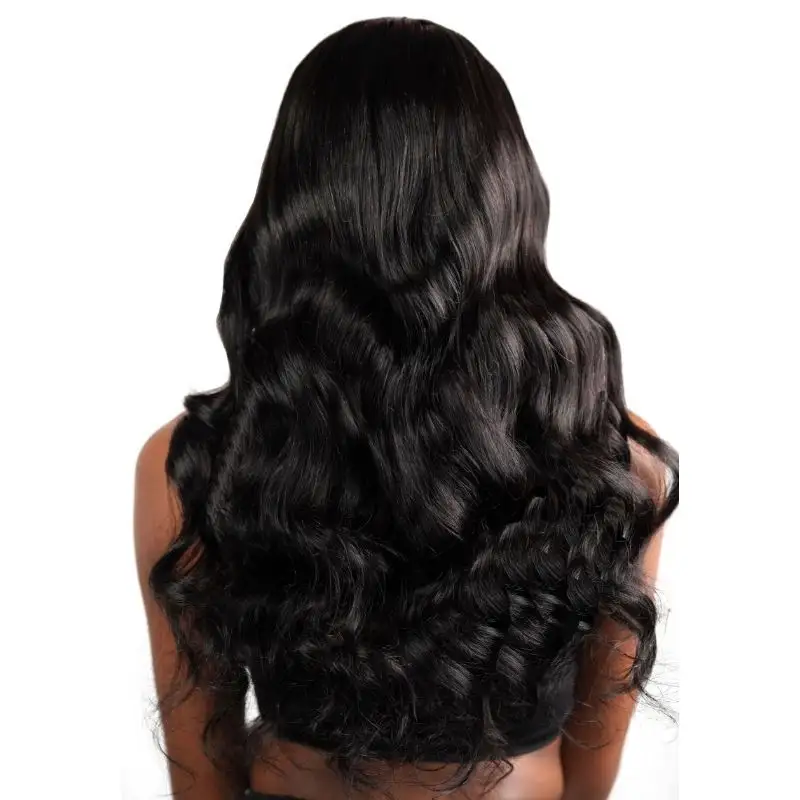 Wholesale glueless 13x4 wigs brazilian virgin remy human hair HD swiss lace front body wave 150% density 20 inch wigs