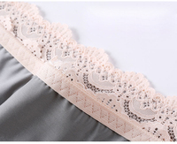 Braguitas de bikini florales de encaje y satén para uso diario, para mujeres de talla grande (100-120 kg), ropa interior de nailon sin costuras.