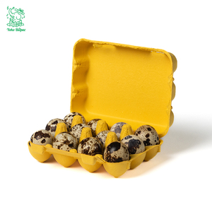 Proveedor de Cajas para Huevos, Cajas de Cartón Biodegradables de Color Natural para 12 Huevos de Codorniz, Paquete de 12 Unidades - Product Image 2