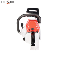 China Memproduksi LSQ5800B Pompa-Film Type Genggam Pemotong Kayu Bensin 58cc 2-Stroke Kecil Chain Saw