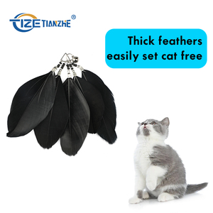 Drop Shipping <strong>Top</strong> Seller Cute Wood <strong>Cat</strong> Teaser Stick Toy Pet Interactive Set <strong>Cat</strong> Toy for <strong>Cat</strong> - Product Image 2