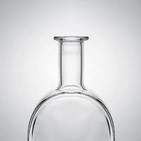 Bouteilles en verre transparentes vides de haute qualité OEM 500ml 750ml avec bouchon en liège pour boissons, idéales pour Tequila, Gin, Rhum – Emballage en verre pour bars