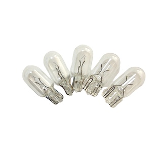 T10 màu xanh wedge cơ sở W2.1 * 9.5D phụ tùng ô tô bóng đèn 24V1. 2 W - Product Image 1