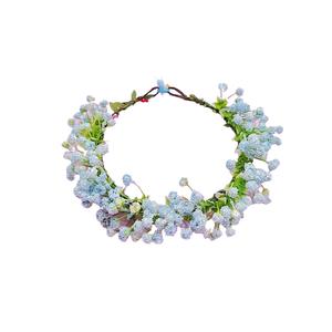 Cabeza de vacaciones junto al mar de estilo europeo y americano, guirnalda de flores, corona, corona nupcial, <span class=keywords><strong>tocado</strong></span> para fiesta, decoración de boda - Product Image 5