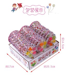 Sucette tournante colorée en forme de moulin à vent, bonbons créatifs pour enfants, friandises de loisirs, texture dure, saveurs fruitées, emballées en bouteille - Product Image 6