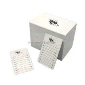 白色5层抽屉盒收纳器睫毛储物亚克力睫毛盒