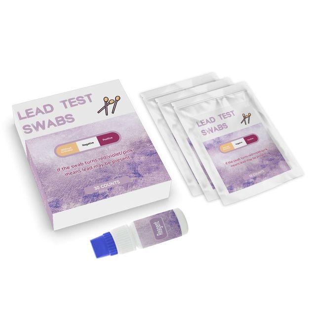 Lead Detector test Kit Household Lead Testing Swab for Painted Surfaces Home Lead Paint Check Kit