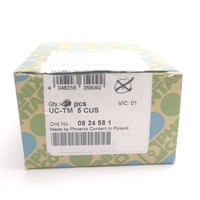 Lot de 10 plaques de marquage pour borniers de type UC-TM 5 CUS, avec marquage : « 1 » pour produit sous garantie