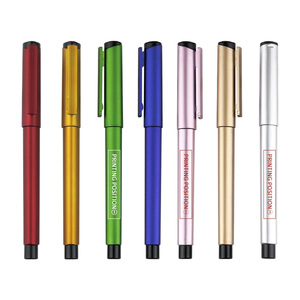 Diskon besar pulpen plastik Hotel cetak Logo kustom pena Gel Glitter 0.5mm sederhana hadiah promosi sempurna - Product Image 3