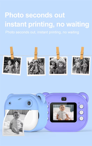 Appareil photo numérique pour enfants Y600, double objectif, enregistrement vidéo, mini imprimante photo, impression thermique instantanée pour enfants - Product Image 6