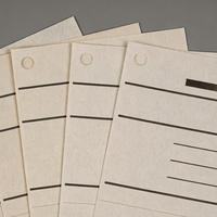 Papier de qualité supérieure, écologique, 120 g/m²/216 g/m², trois couleurs, en fibre de lin, marque Haichang, pour sacs en papier/sacs cadeaux
