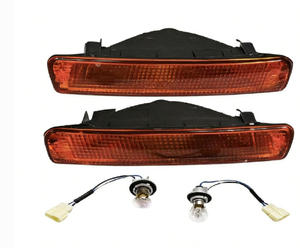 Reemplazo de lámpara de parachoques de actualización de luz antiniebla delantera de coche para <span class=keywords><strong>Toyota</strong></span> <span class=keywords><strong>Land</strong></span> <span class=keywords><strong>Cruiser</strong></span> LC80 FZJ80 4500 1992 1993 1994 <span class=keywords><strong>1995</strong></span> 1996 1997 Auto - Product Image 1