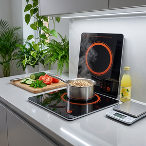 <span class=keywords><strong>Plaque</strong></span> de cuisson à <span class=keywords><strong>induction</strong></span> simple concave, grande puissance, pour usage commercial, brûleur wok, <span class=keywords><strong>plaque</strong></span> chauffante électrique en acier inoxydable KI02014 - Product Image 4