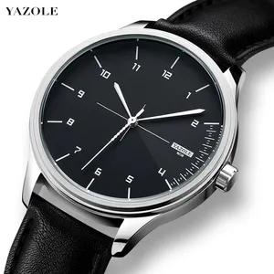 YAZOLE Z 502 도매 제조 새로운 스타일 스테인레스 스틸 케이스 손목 시계 OEM 고품질 석영 시계 남자 손목